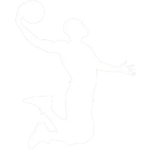 Athlete jumping with ball, showcasing dynamic sports performance and movement
